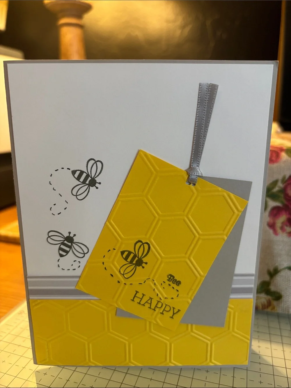 Yellow Bee Greeting Card Set -